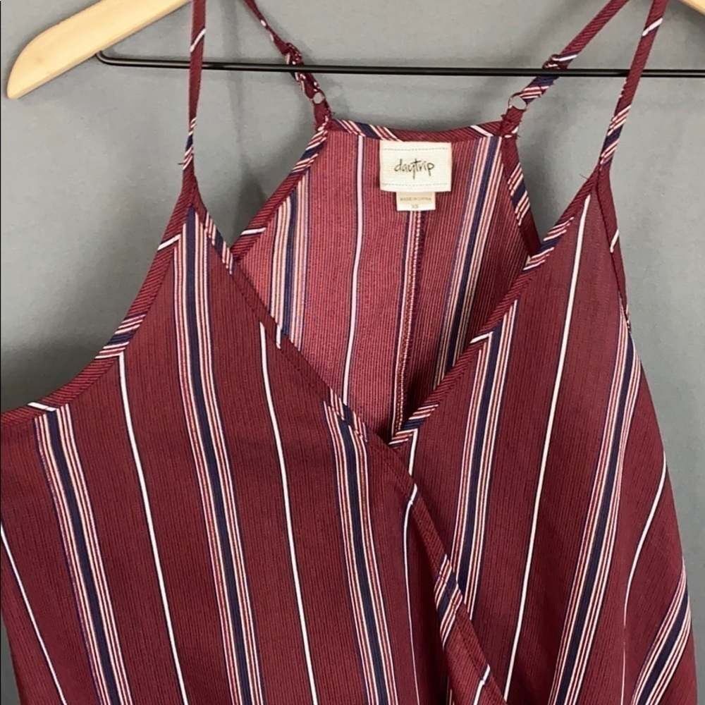 𝅺DAY trip mock wrap tank - Picture 7 of 8